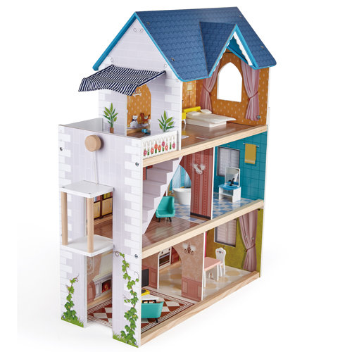Hape Wooden Unfurnished Dollhouse & Reviews Wayfair